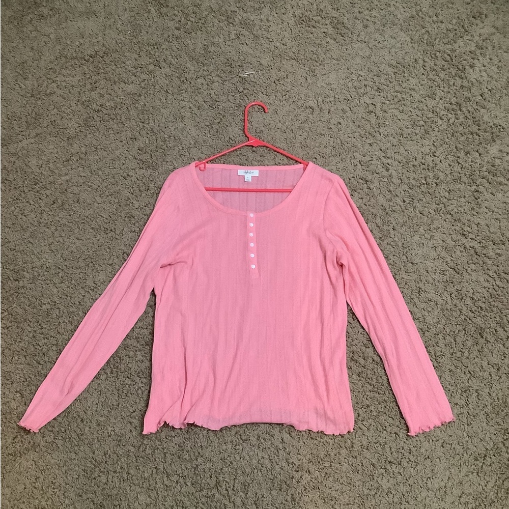 Long sleeve shirt orange